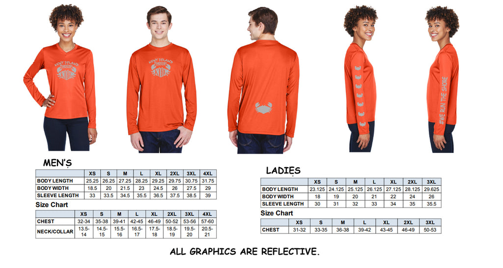 Kent Island Running Group Women's Reflective Long Sleeve Shirt