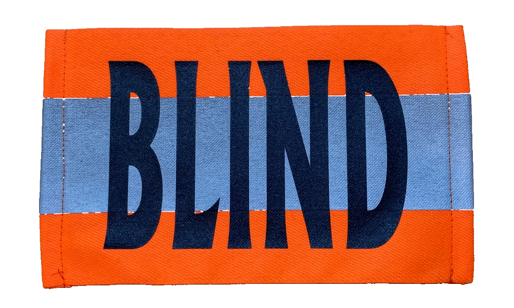 Orange budget bib - Blind