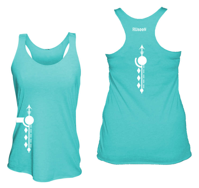 Women's Reflective Tri Blend Tank Top - Assorted Designs