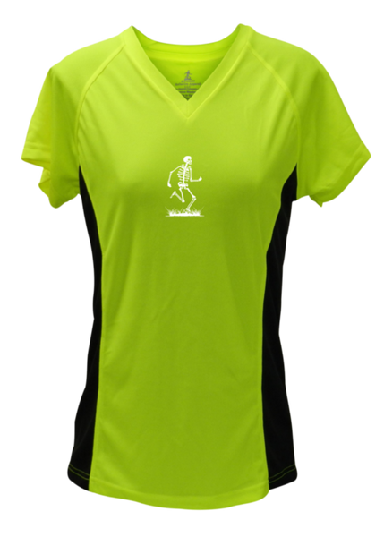 Women's Reflective Short Sleeve Shirt - Skeleton - High