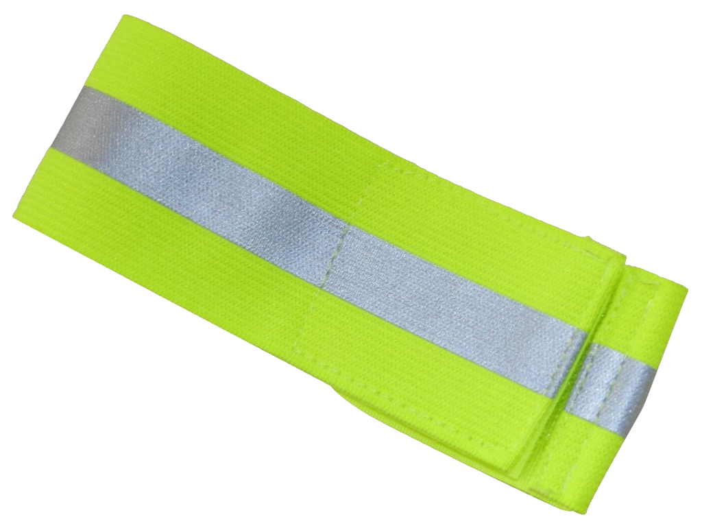 UNISEX REFLECTIVE ELASTIC ARM BAND – Lime Yellow