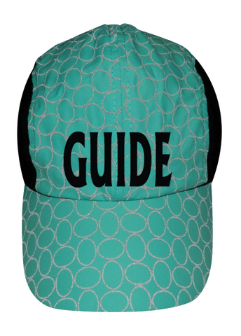 REFLECTIVE 4 PANEL HAT - GUIDE - Front - Teal