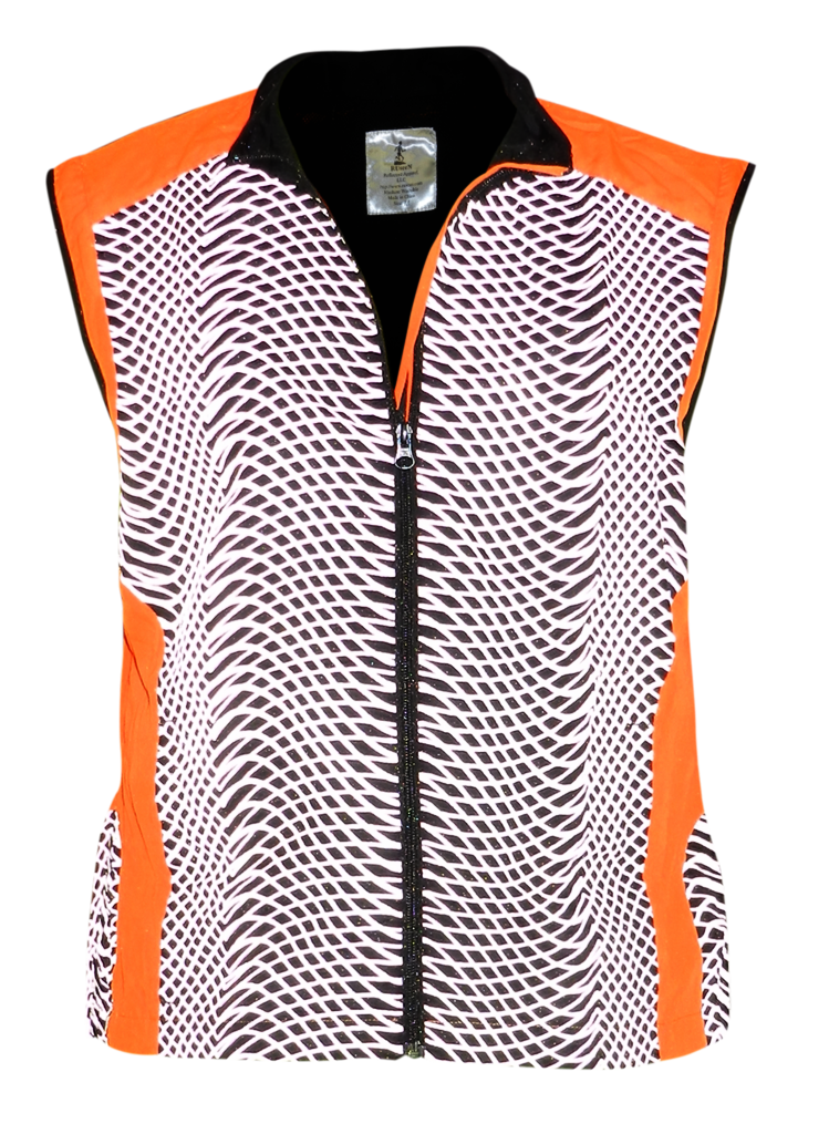 Reflective Running Vest - Tech Vest - Orange