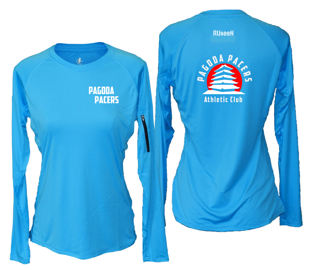 Women's Reflective Long Sleeve Shirt – Reading Pagoda Pacers