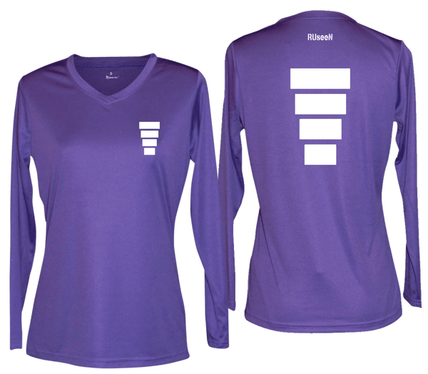 Women's Reflective Long Sleeve Shirt Block
