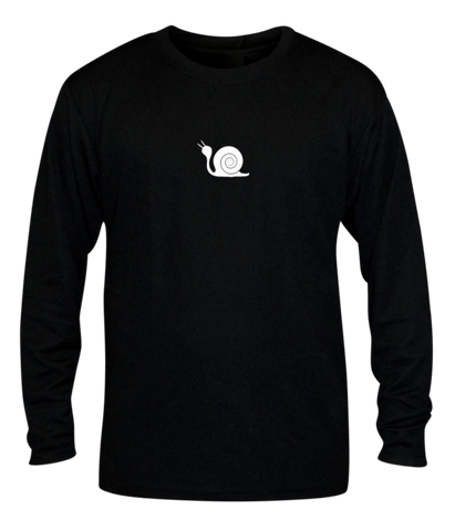 Unisex Reflective Long Sleeve - Didn't Train - Front - Black