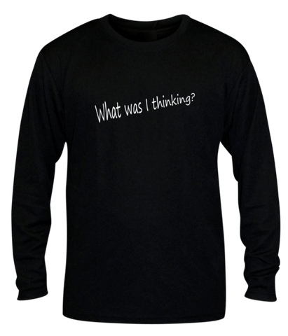 Unisex Reflective Long Sleeve Shirt - Good Idea - Front - Black