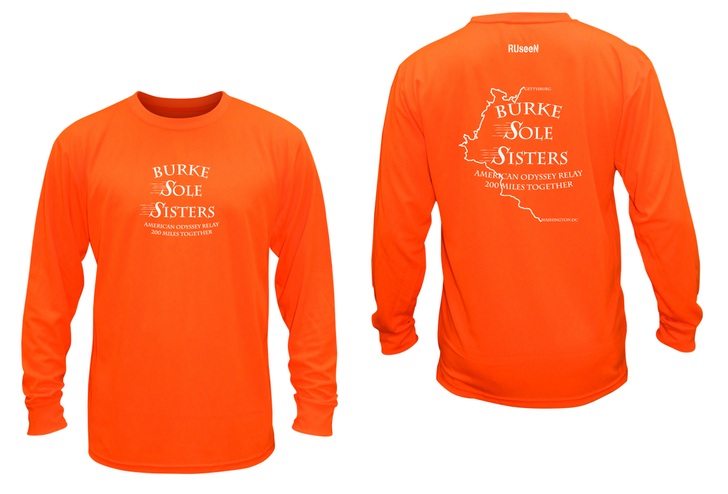 Unisex Reflective Long Sleeve - Burke Sole Sisters