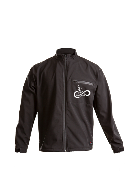 Men's Reflective Black Shell Jacket - Soul Team