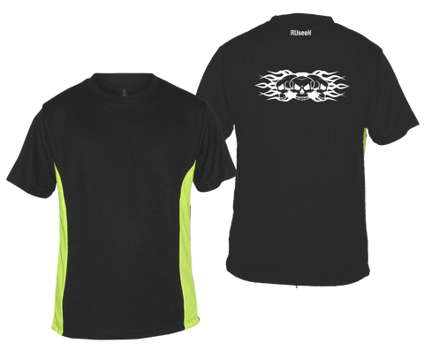 Men's Reflective Short Sleeve Shirt - Various Skull Designs