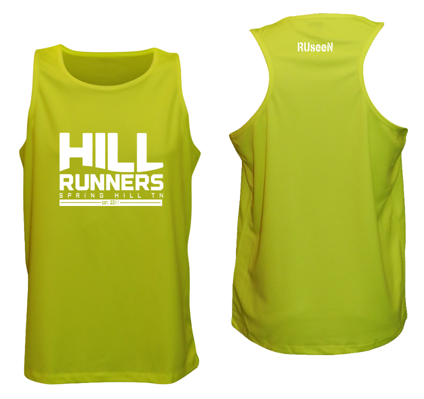 Men's Reflective Tank Top - Hill Runners TN