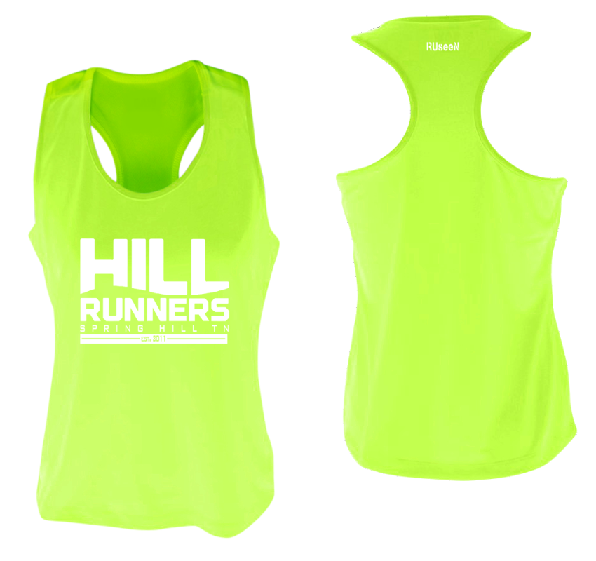 Women's Reflective Tank Top - Hill Runners TN