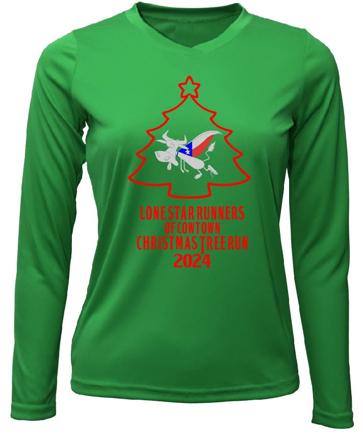 Lone Star Runners Womens Christmas Run Long Sleeve