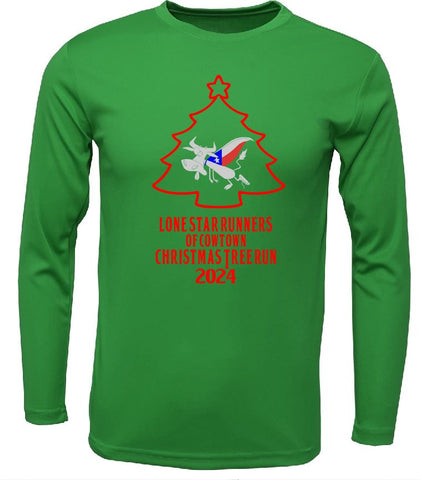 Lone Star Runners Mens Christmas Run Long Sleeve