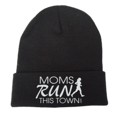 Reflective Knit Beanie - Moms Run This Town