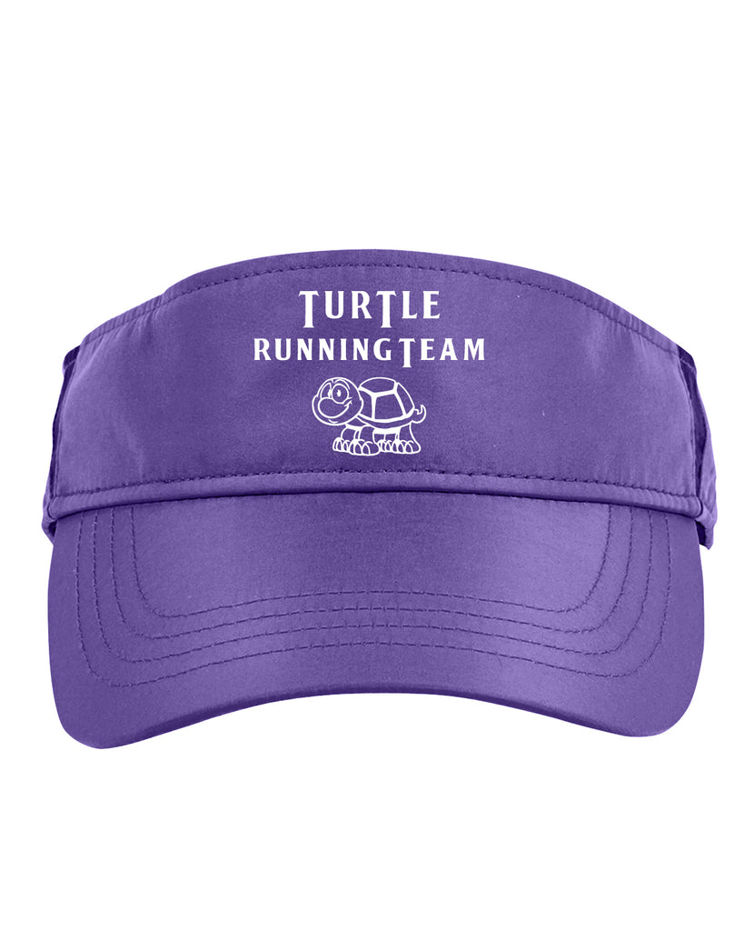 Reflective Visor - Turtle Running Team - Purple front