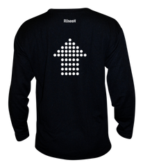 Unisex Reflective Long Sleeve Shirt - Dotted Arrows