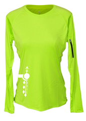 Women's Reflective Long Sleeve Shirt - Paths