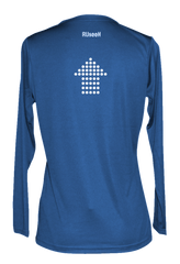 Women's Reflective Long Sleeve Shirt - Dotted Arrows