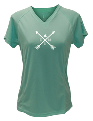 Women's Reflective Short Sleeve Shirt - Crossed Arrows