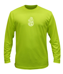 Unisex Reflective Long Sleeve Shirt - US Navy (Chief)