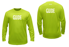 Unisex GUIDE Long Sleeve Shirt - Reflective or Black Text