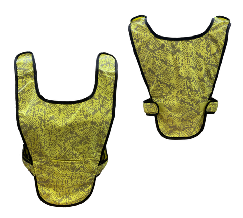 Reflective Running Vest - Front & Back - Lime Yellow