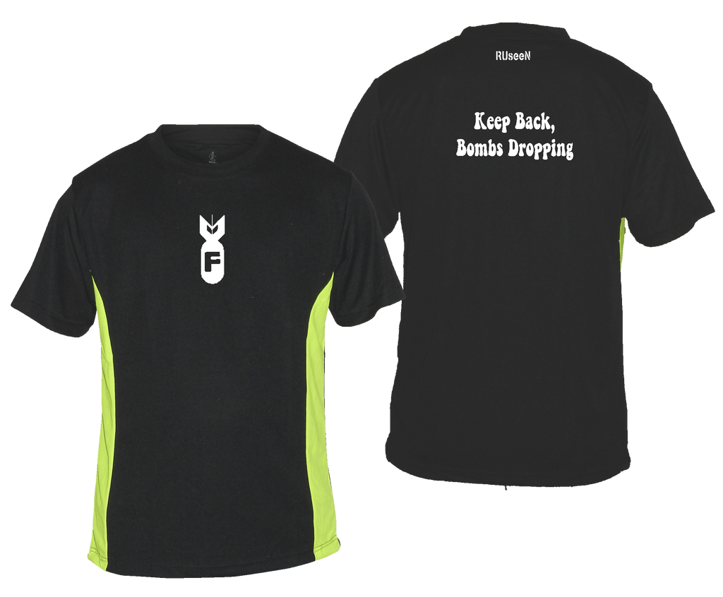 Men's Reflective Short Sleeve Shirt - F Bomb