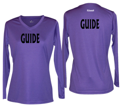 Women's GUIDE Long Sleeve Shirt - Reflective or Black Text