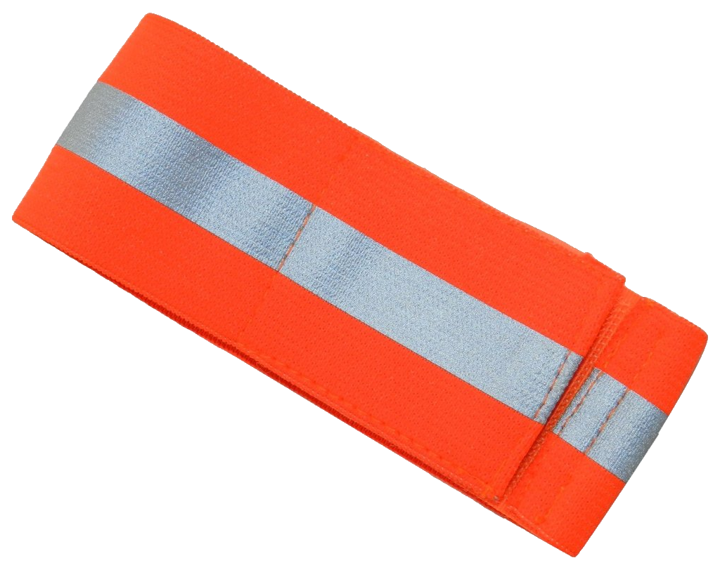 Neon Orange Adjustable Elastic Arm Band Strap