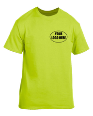 High Visibility Short Sleeve Graphic Shirt With Custom Logo