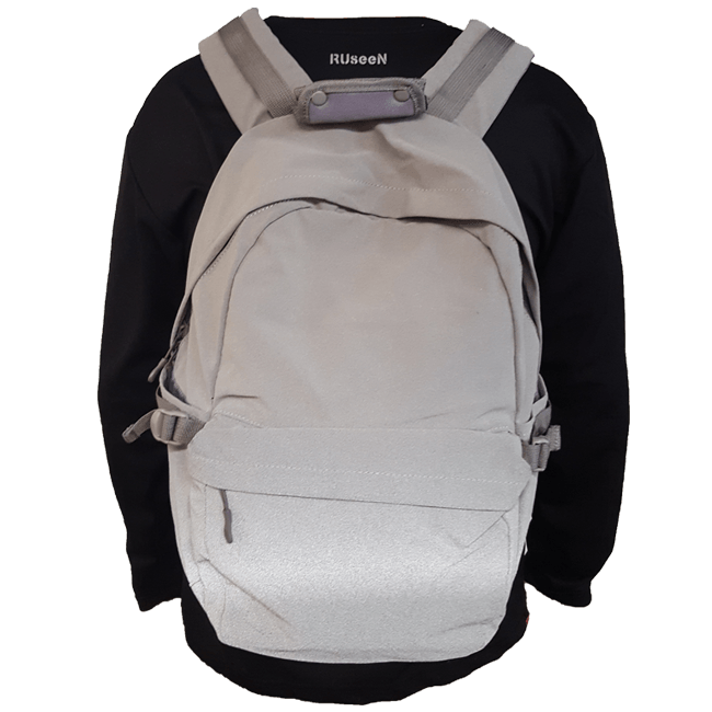 Unisex Reflective Backpack - Gray
