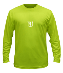 Unisex Reflective Long Sleeve Shirt - 13.1 Half Crazy