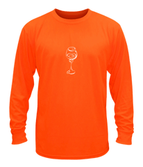 Unisex Reflective Long Sleeve Shirt - Better Be Wine