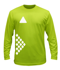 Unisex Reflective Long Sleeve Shirt - Diamond Pattern
