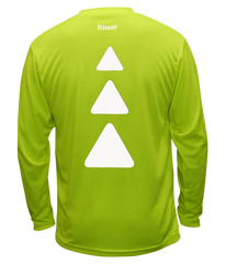 Unisex Reflective Long Sleeve Shirt - Triangles