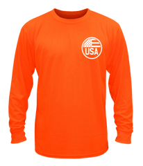 Unisex Reflective Long Sleeve Shirt - Proud American