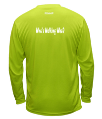 Unisex Reflective Long Sleeve - Who's Walking Who?