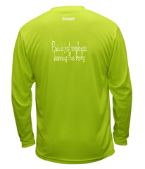 Unisex Reflective Long Sleeve Shirt - Pain is Weakness