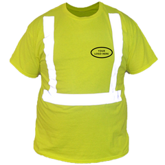 ANSI Short Sleeve Reflective with Custom Graphic