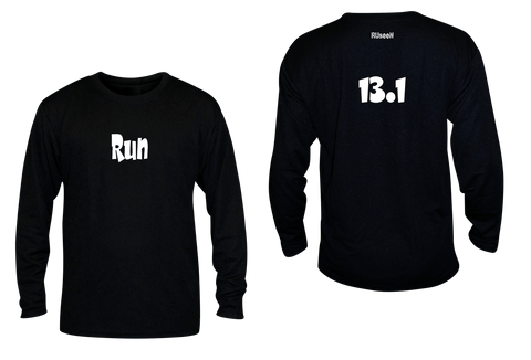Unisex Reflective Long Sleeve Shirt - Run 13.1 - Overstocks