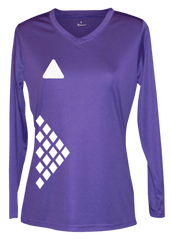 Women's Reflective Long Sleeve Shirt - Diamond Pattern