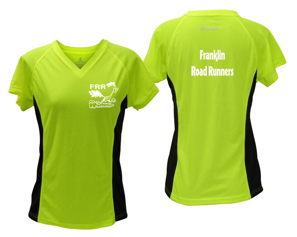 Women's Reflective Short Sleeve Shirt - Franklin Road Runners