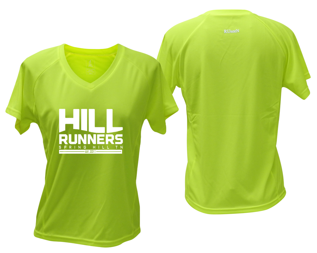 Women's Reflective Short Sleeve Shirt - Hill Runners TN