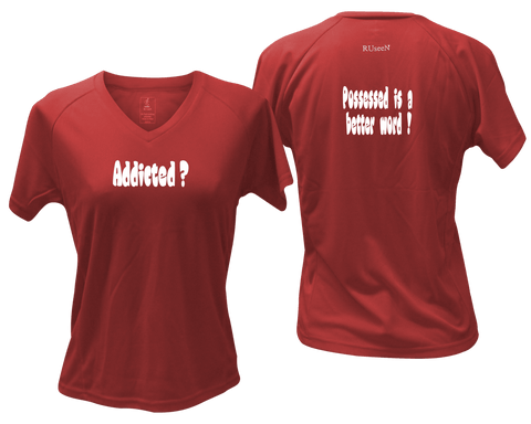 Women's Reflective Short Sleeve Shirt - Addicted