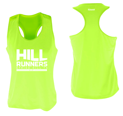 Women's Reflective Tank Top - Hill Runners TN